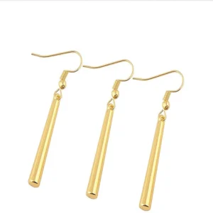 Roronoa Zoro Earrings Gold Color 3pcs Metal Clip